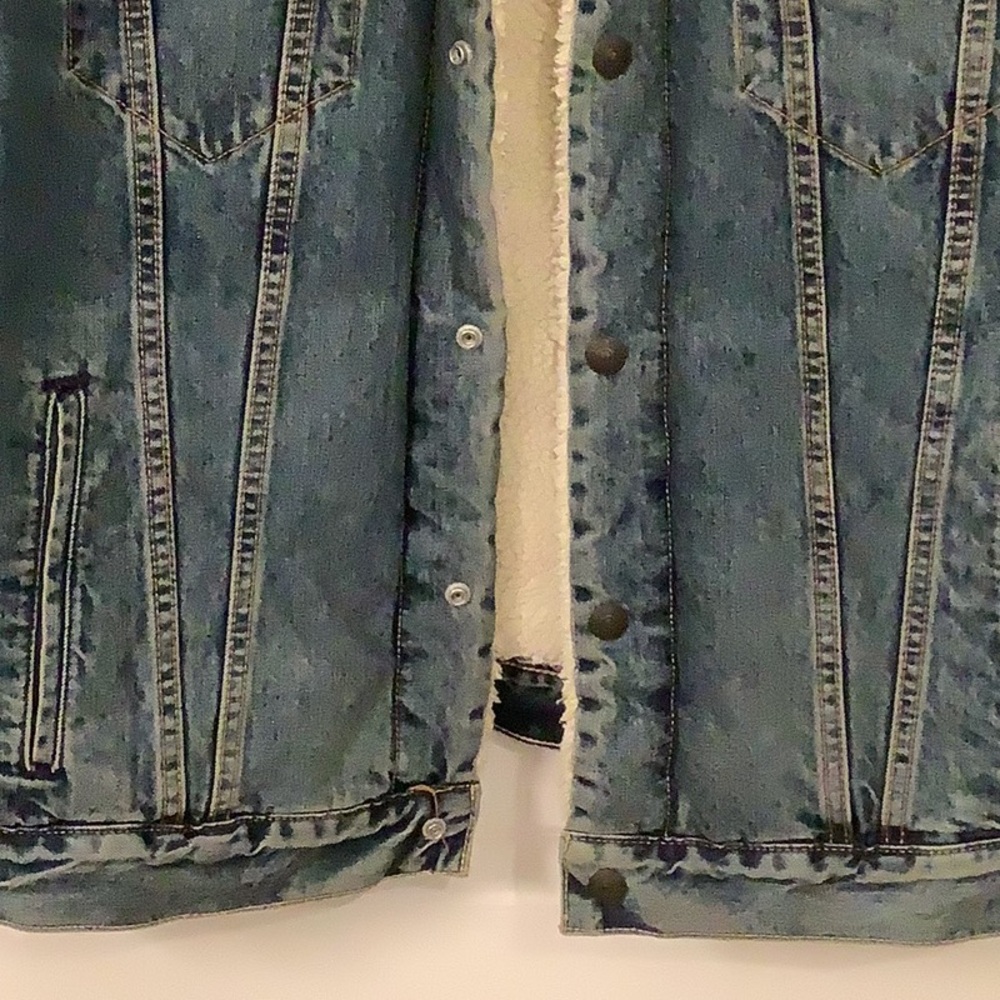 LEVI STRAUSS SHERPA TRUCKER JACKET - Picture 6 of 11